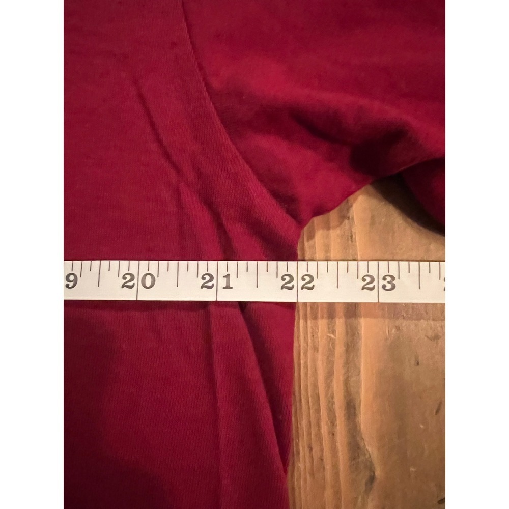 Supreme Blank T-Shirt Mens Medium Red Short Sleeve Crewneck Made in USA‎ Cotton - Picture 6 of 6